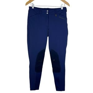 Romfh Sarafina Euro Seat Breeches Equestrian Riding Pants Navy Blue Size 28R